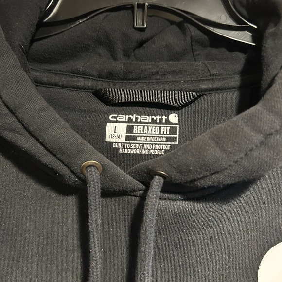 Carhartt Men's Charcoal Gray Hoodie - Picture 4 of 4